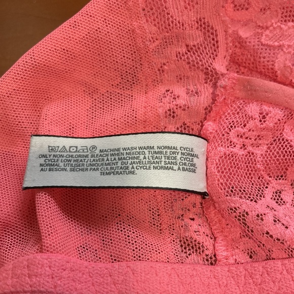 VICTORIAS SECRET Bralette Salamander Pink Womens Small Petite - Picture 10 of 11